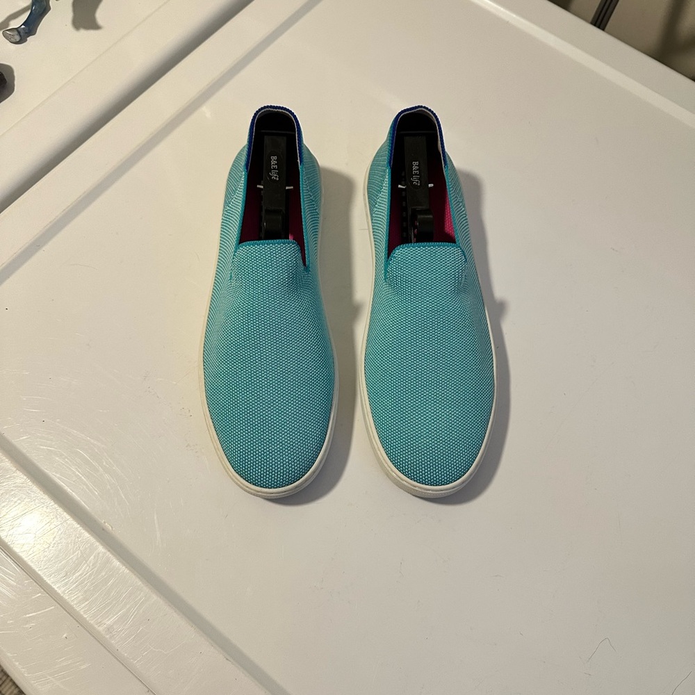 Rothy's Aqua Blue Women's Slip-On Loafers